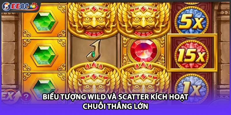 Biểu tượng Wild và Scatter kích hoạt chuỗi thắng lớn