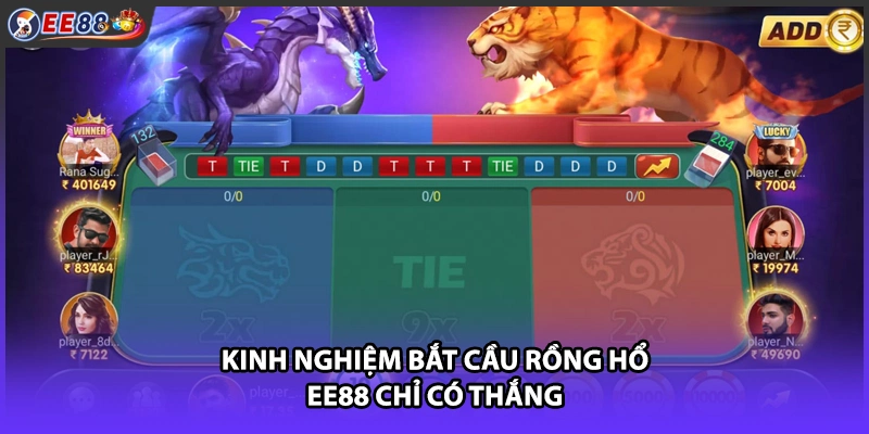 Kinh nghiệm bắt cầu rồng hổ EE88 chỉ có thắng